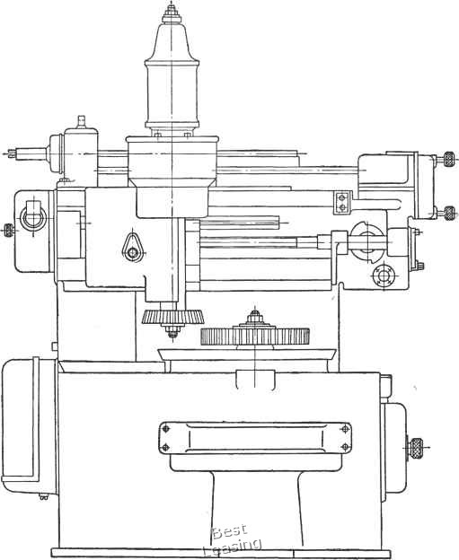 Структурная схема зубодолбежного станка 514