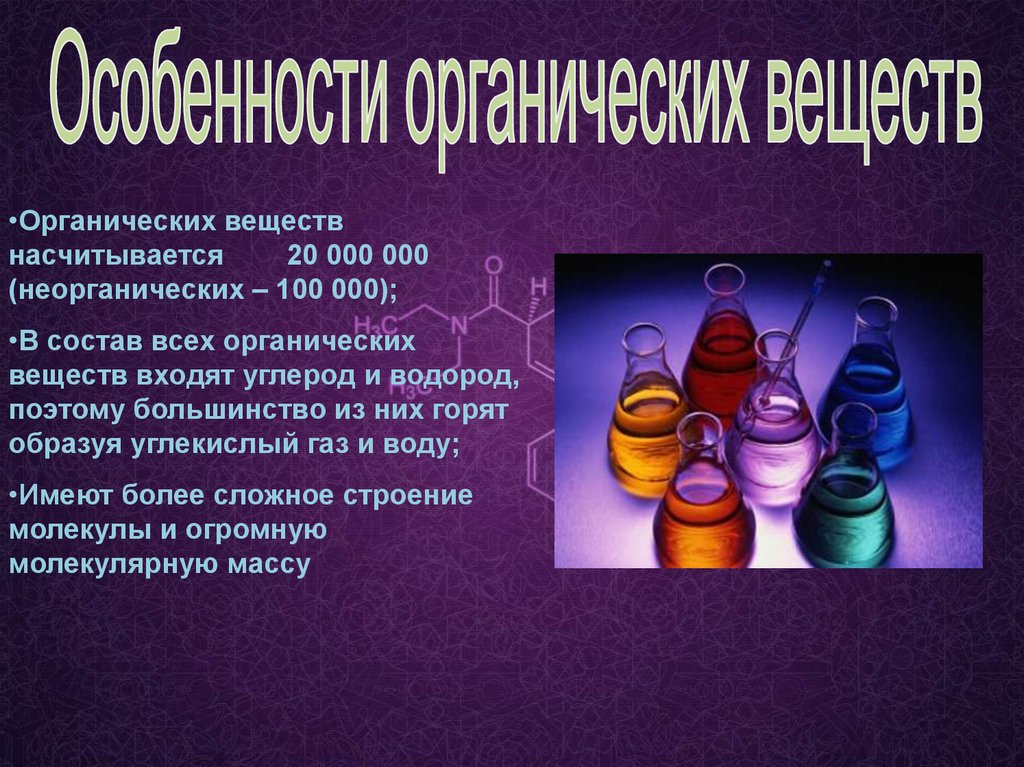 Органическая химия 9 класс презентация