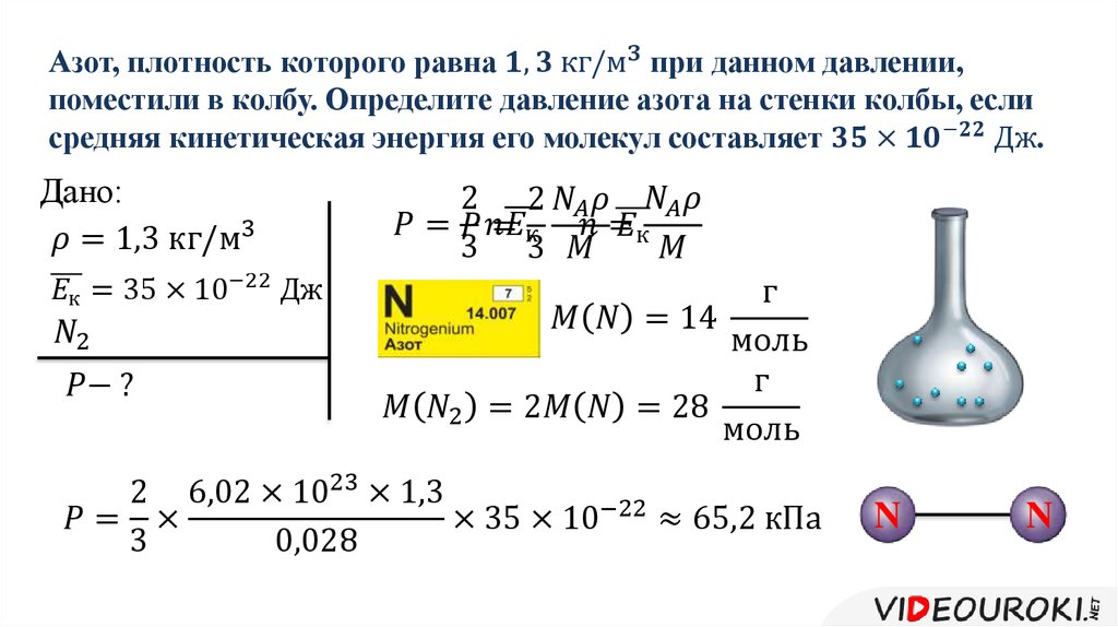 Внутренние энергии представленных на рисунке газов одинаковы найдите массу аргона