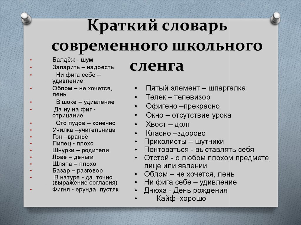 Презентация словарь молодежного сленга