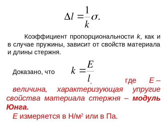 Модуль юнга диаграмма растяжения