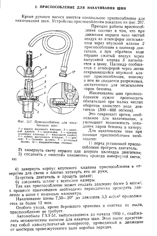 Ремонт насоса ручного автомобильного