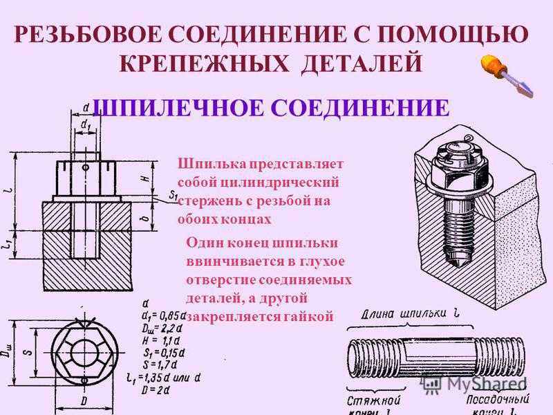 Упрощенное изображение отверстий на чертеже