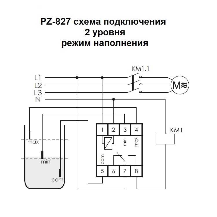 Схема подключения опн