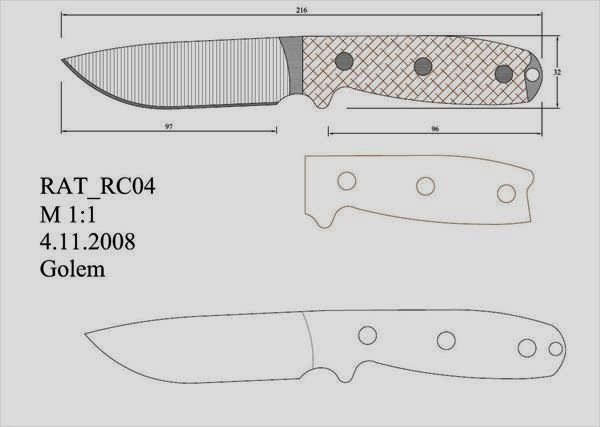 Эскизы ножей для самостоятельного изготовления