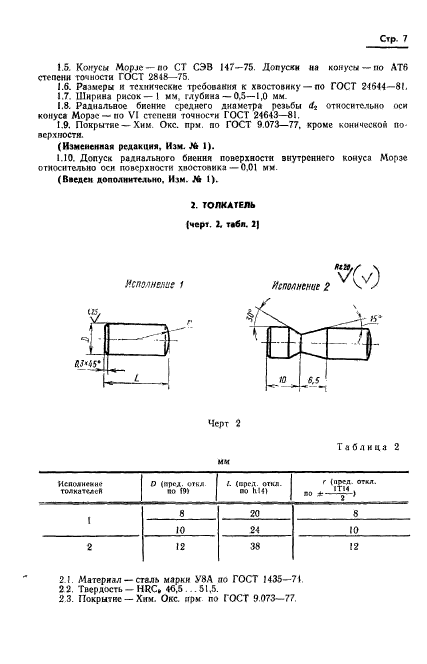 Конус морзе 3 чертеж