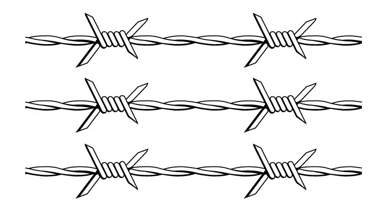 Колючая проволока нарисовать