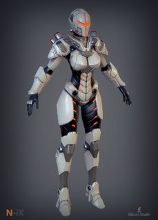 Character Model from Xenko StarBreach