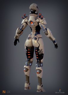 Character Model from Xenko StarBreach