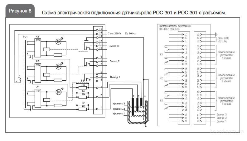 Bud 301 схема подключения