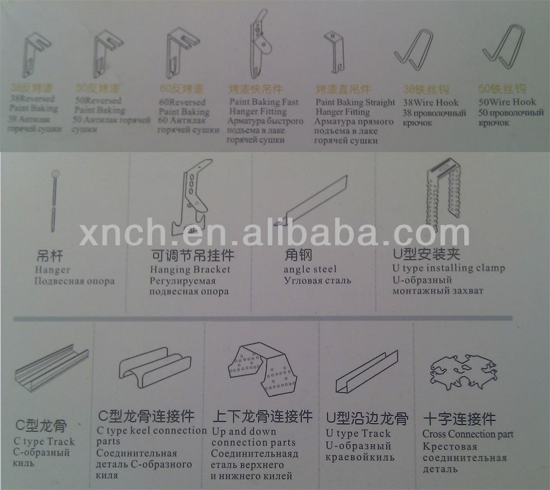 galvanized hanging wire rod/ceiling accessory