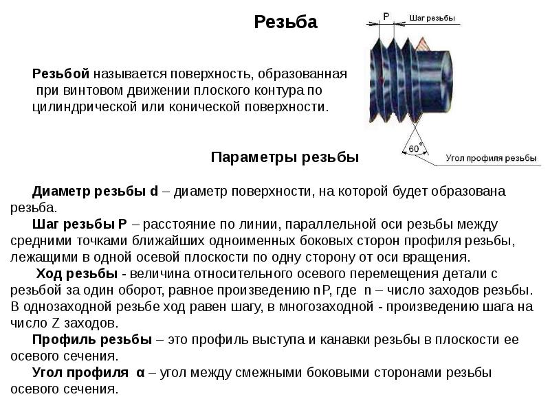 Шаг резьбы на ниссан