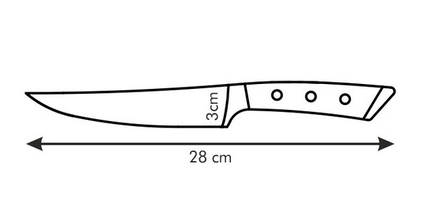 Чертеж порционного ножа