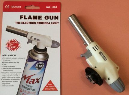 Недорогая горелка Flame Gun