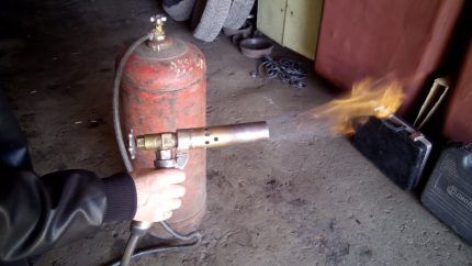 Пропановая газовая горелка