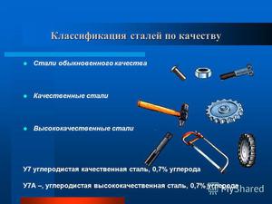 Особенности выбора стали