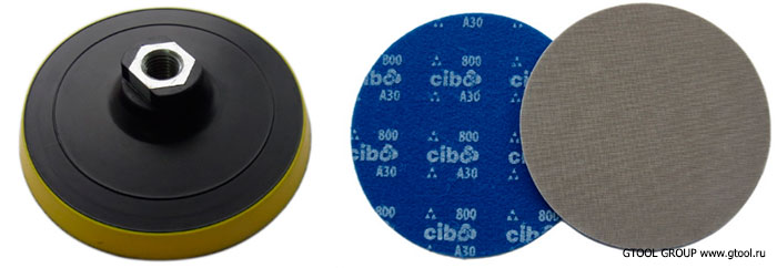 Шлифовальные круги Velcro с материалом Trizact™ (3M) d125, зерно A65
