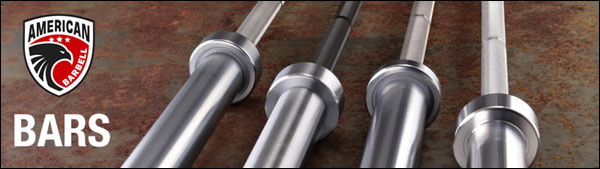 Large Collection of Stainless Steel Bars at American Barbell