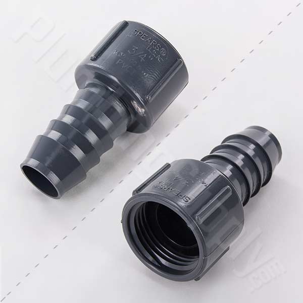 3/4in FHT x 3/4in Barb hose adapter