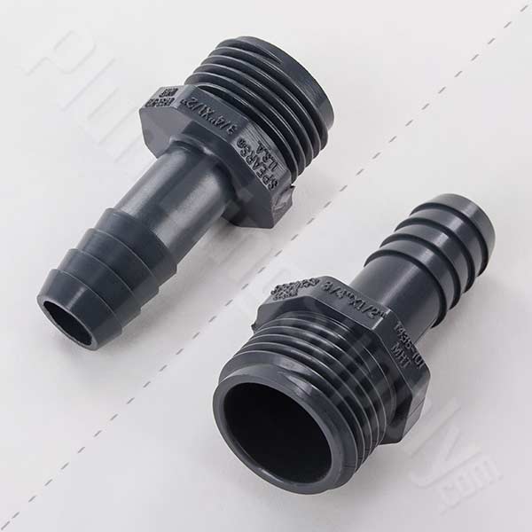 3/4in MHT x 1/2in Barb hose adapter