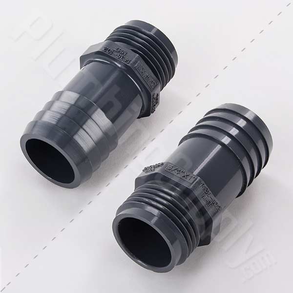 3/4in MHT x 1 Barb hose adapter