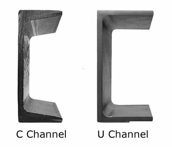 Steel U Channel & C Channel Profiles