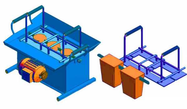 Шлакоблочный станок своими руками чертежи