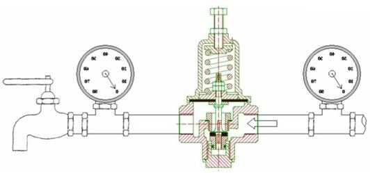 Редукционный клапан принцип действия