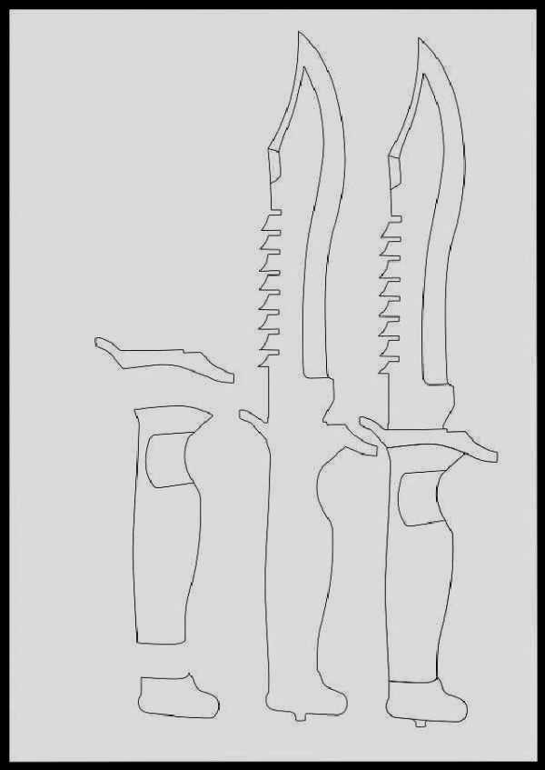 Рисунки для ножей на лезвии эскизы для травления