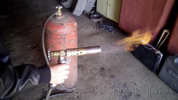 Как сделать мини газовую горелку