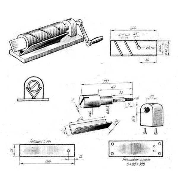 Станок для рабицы своими руками чертежи