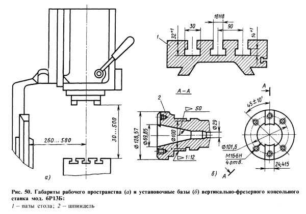 Фрезерный 6т12 1 схема