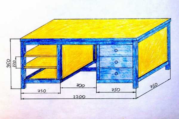 Стол слесарный металлический своими руками чертежи