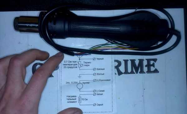 Подключение паяльника от паяльной станции к блоку питания